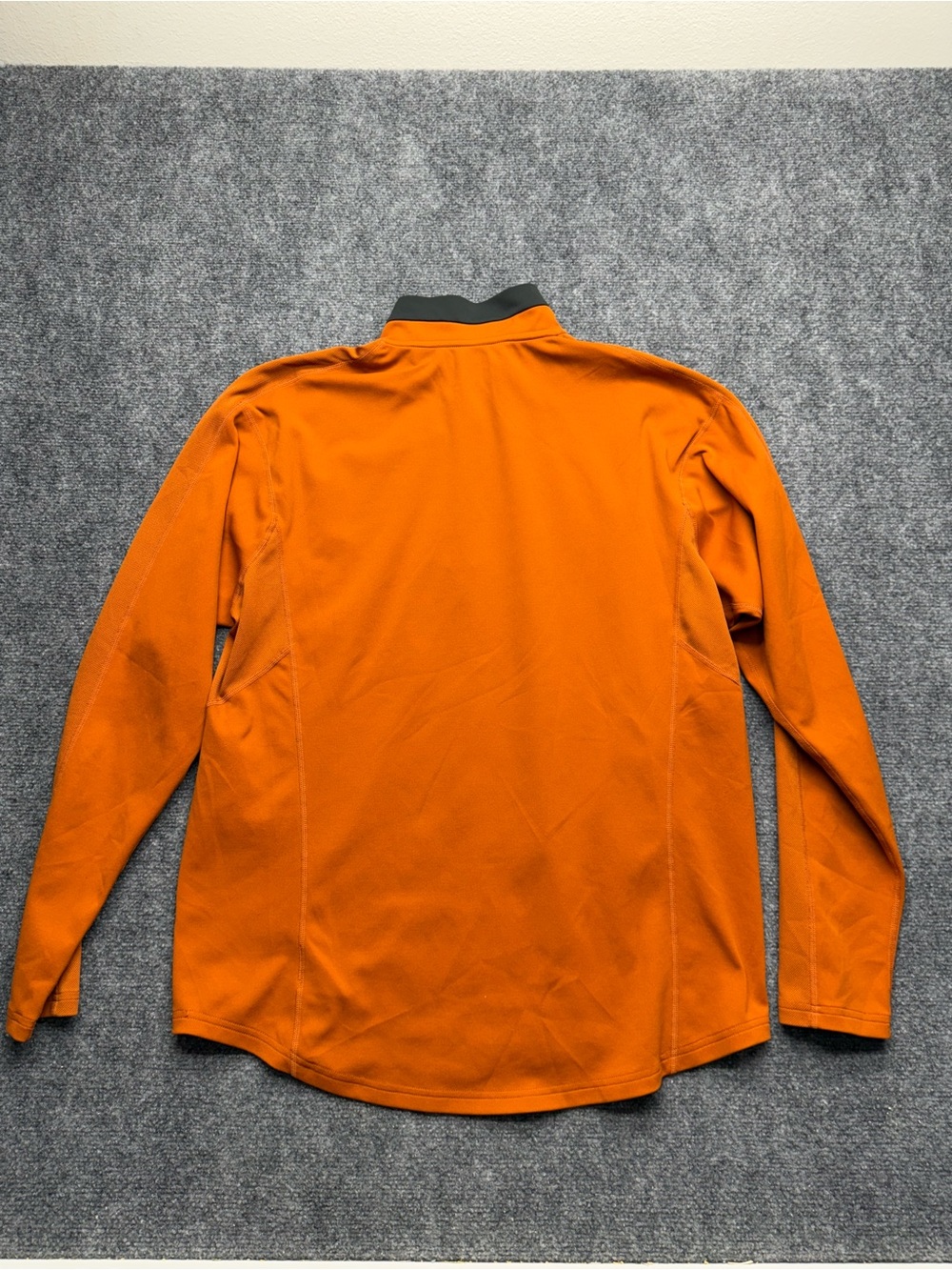 Nike FIT DRY ACG Men's XL Orange Quarter-Zip Performance Pullover - Picture 7 of 8